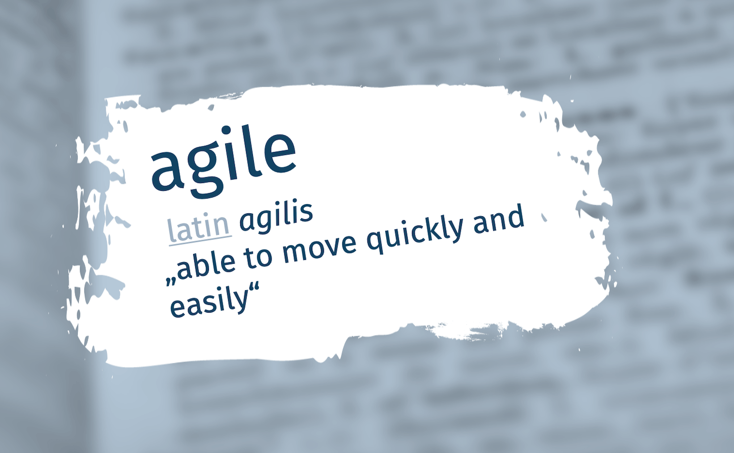 Meaning of Agile