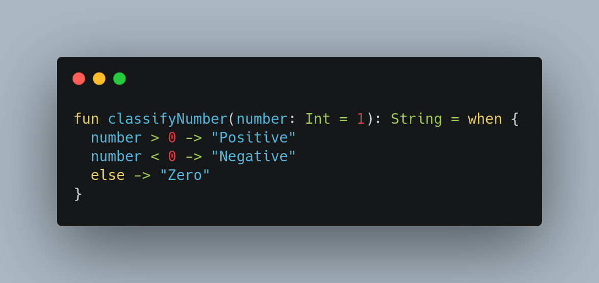Classifies a number as positive, negative, or zero.