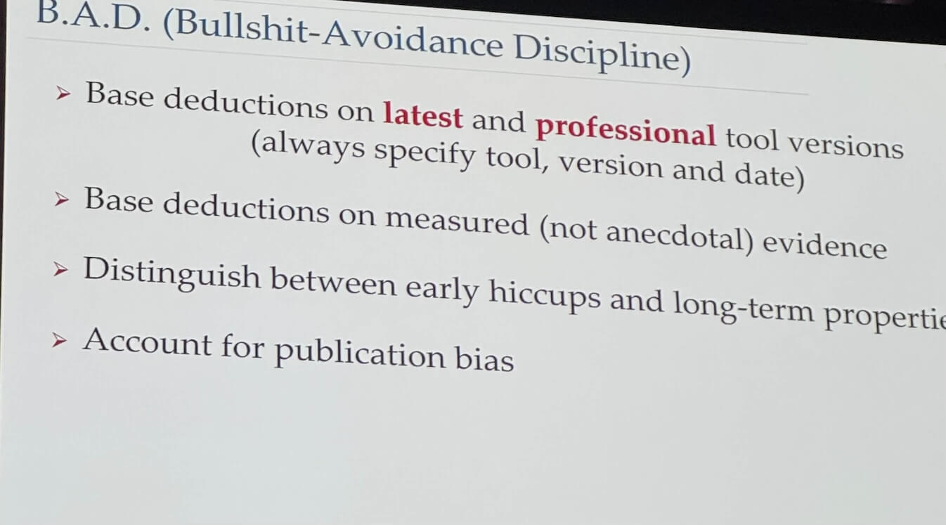 B.A.D. - Bullshit Avoidance Discipline