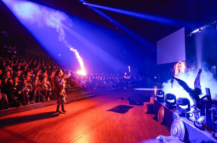 Nordic winter atmosphere at Jfokus 2026 Opening Jfokus 2026